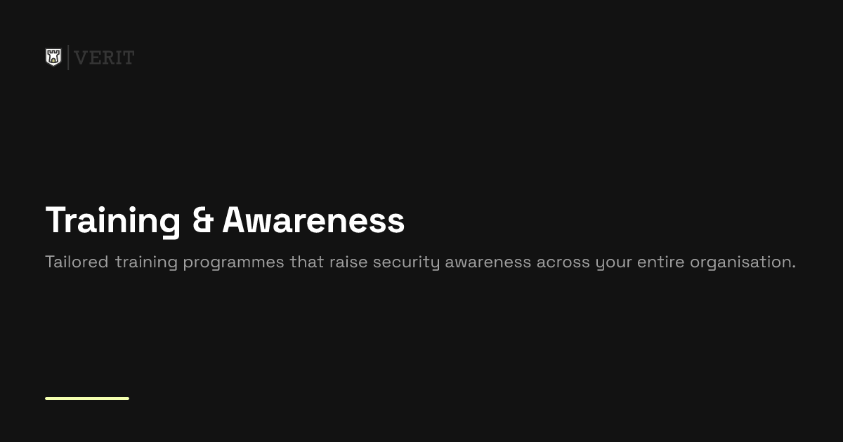 Verit Mod Information Security Training & Awareness | Verit
